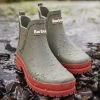 Barbour Women's Mallow Wellington Boots - Olive/Spiced Pumpkin