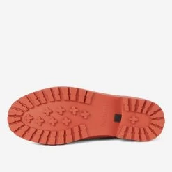 Barbour Women's Mallow Wellington Boots - Olive/Spiced Pumpkin -Fashion Lady barbour mallow olive pumpkin 6