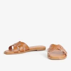 Barbour Women's Miranda Sandals - Cognac -Fashion Lady barbour miranda cognac 3