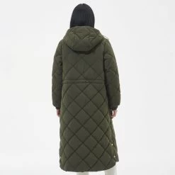 Barbour Women's Mosswood Quilt Jacket - Olive -Fashion Lady barbour mosswood jacket olive 4