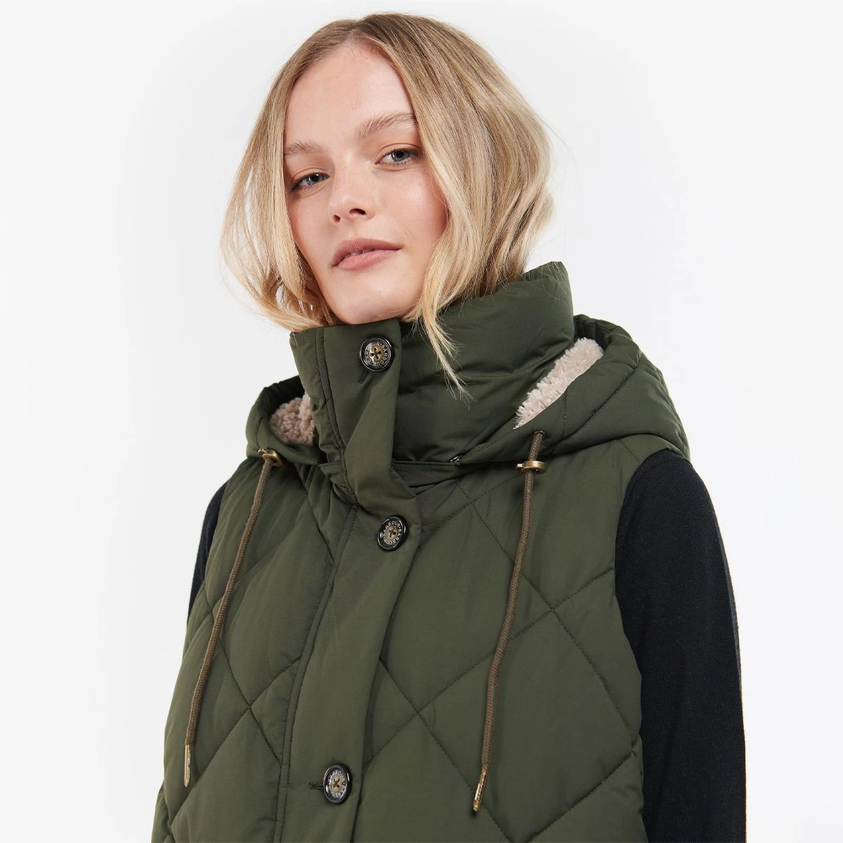 Barbour Women's Orinsay Quilted Gilet - Sage 5 Barbour Women's Orinsay Quilted Gilet - Sage - Image 5