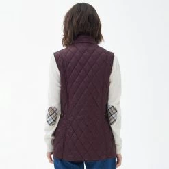 Barbour Women's Otterburn Quilted Gilet - Black Cherry -Fashion Lady barbour otterburn gilet blkchrry 4