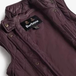Barbour Women's Otterburn Quilted Gilet - Black Cherry -Fashion Lady barbour otterburn gilet blkchrry 8