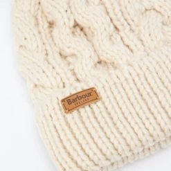 Barbour Women's Penshaw Beanie - Blush Pink -Fashion Lady barbour penshaw cble beanie blsh os 3