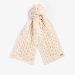 Barbour Women's Penshaw Beanie & Scarf Gift Set - Blush Pink -Fashion Lady barbour penshaw hat scf set blsh os 2