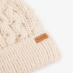 Barbour Women's Penshaw Beanie & Scarf Gift Set - Blush Pink -Fashion Lady barbour penshaw hat scf set blsh os 5