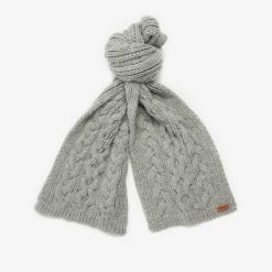 Barbour Women's Penshaw Beanie & Scarf Gift Set - Grey 10 Barbour Women's Penshaw Beanie & Scarf Gift Set - Grey -Fashion Lady barbour penshaw hat scf set grey os 3