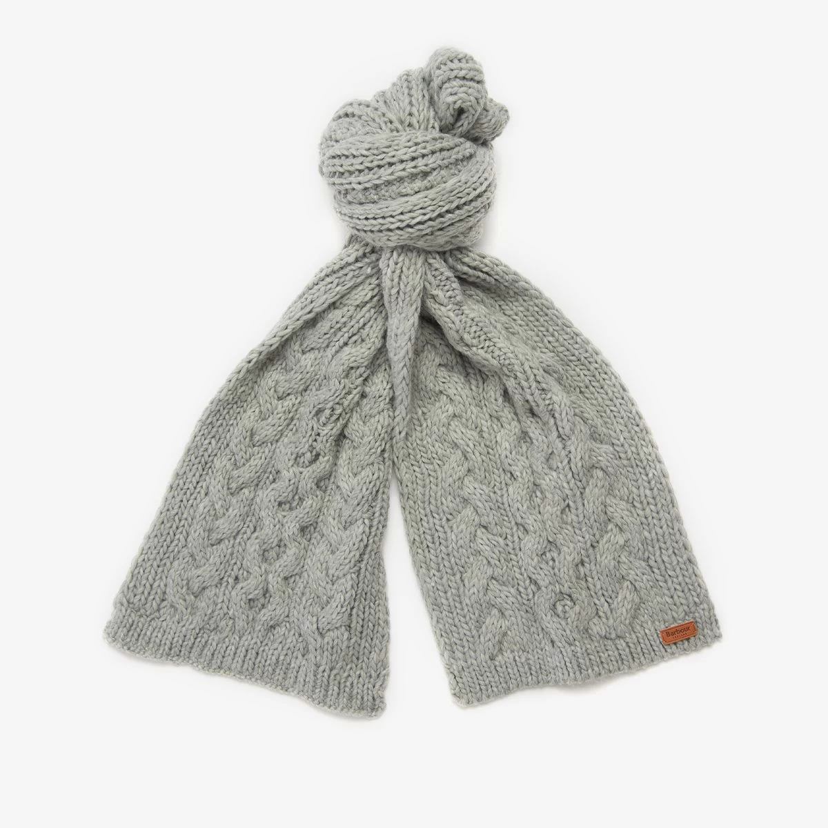 Barbour Women's Penshaw Beanie & Scarf Gift Set - Grey 4 Barbour Women's Penshaw Beanie & Scarf Gift Set - Grey - Image 4