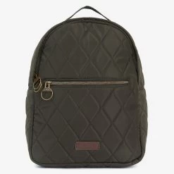 Barbour Quilted Backpack - Olive -Fashion Lady barbour quilted backpack olive 2