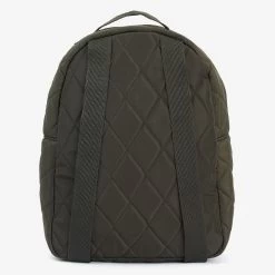 Barbour Quilted Backpack - Olive -Fashion Lady barbour quilted backpack olive 4
