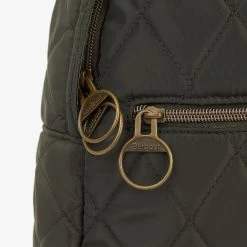 Barbour Quilted Backpack - Olive -Fashion Lady barbour quilted backpack olive 6