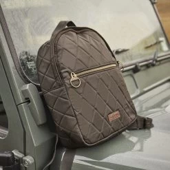 Barbour Quilted Backpack - Olive