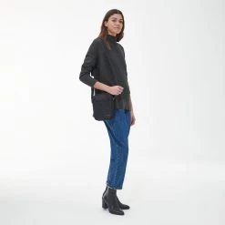 Barbour Quilted Cross Body Bag - Black -Fashion Lady barbour quilted cross body black 3