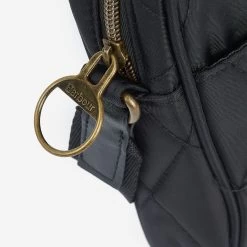 Barbour Quilted Cross Body Bag - Black -Fashion Lady barbour quilted cross body black 5