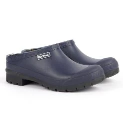 Barbour Women’s Quinn Clogs - Navy -Fashion Lady barbour quinn clog navy 1