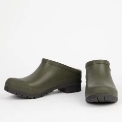 Barbour Women's Quinn Clogs - Olive -Fashion Lady barbour quinn olive 3