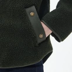 Barbour Women's Rockling Sherpa Fleece - Olive/Sage -Fashion Lady barbour rockling flce jckt olive 7