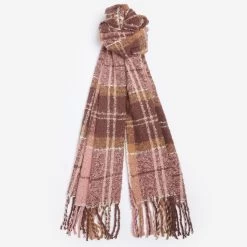 Barbour Women’s Beanie And Scarf Gift Set - Chocolate -Fashion Lady barbour saltburn hat scf set chc os 2