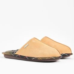 Barbour Women's Simone Mule Slippers – Chestnut -Fashion Lady barbour simone slipper chestnut 1 1