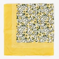 Barbour Women's Sunflower Print Wrap Scarf - Sunflower -Fashion Lady barbour sunflo pri wra sunflow 5