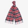 Barbour Tartan Lambswool Scarf - Cranberry Tartan