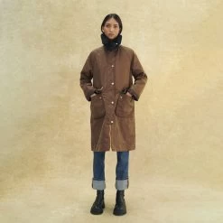 Barbour Women's Townfield Wax Jacket - Tan -Fashion Lady barbour townfield wax jckt tan 11