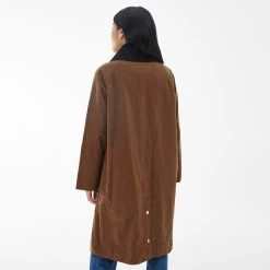 Barbour Women's Townfield Wax Jacket - Tan -Fashion Lady barbour townfield wax jckt tan 5