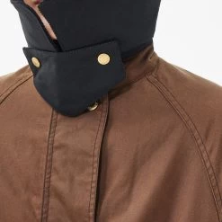 Barbour Women's Townfield Wax Jacket - Tan -Fashion Lady barbour townfield wax jckt tan 7