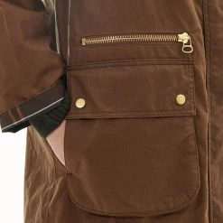 Barbour Women's Townfield Wax Jacket - Tan -Fashion Lady barbour townfield wax jckt tan 8