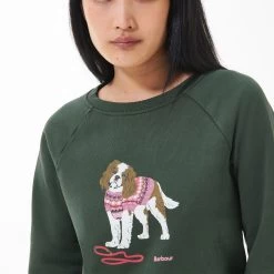 Barbour Women's Westbury Overlayer - Olive -Fashion Lady barbour westbury overlayer olive 5