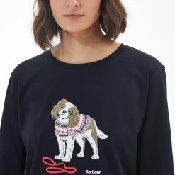 Barbour Women's Westbury Tee - Navy -Fashion Lady barbour westbury tee navy 5