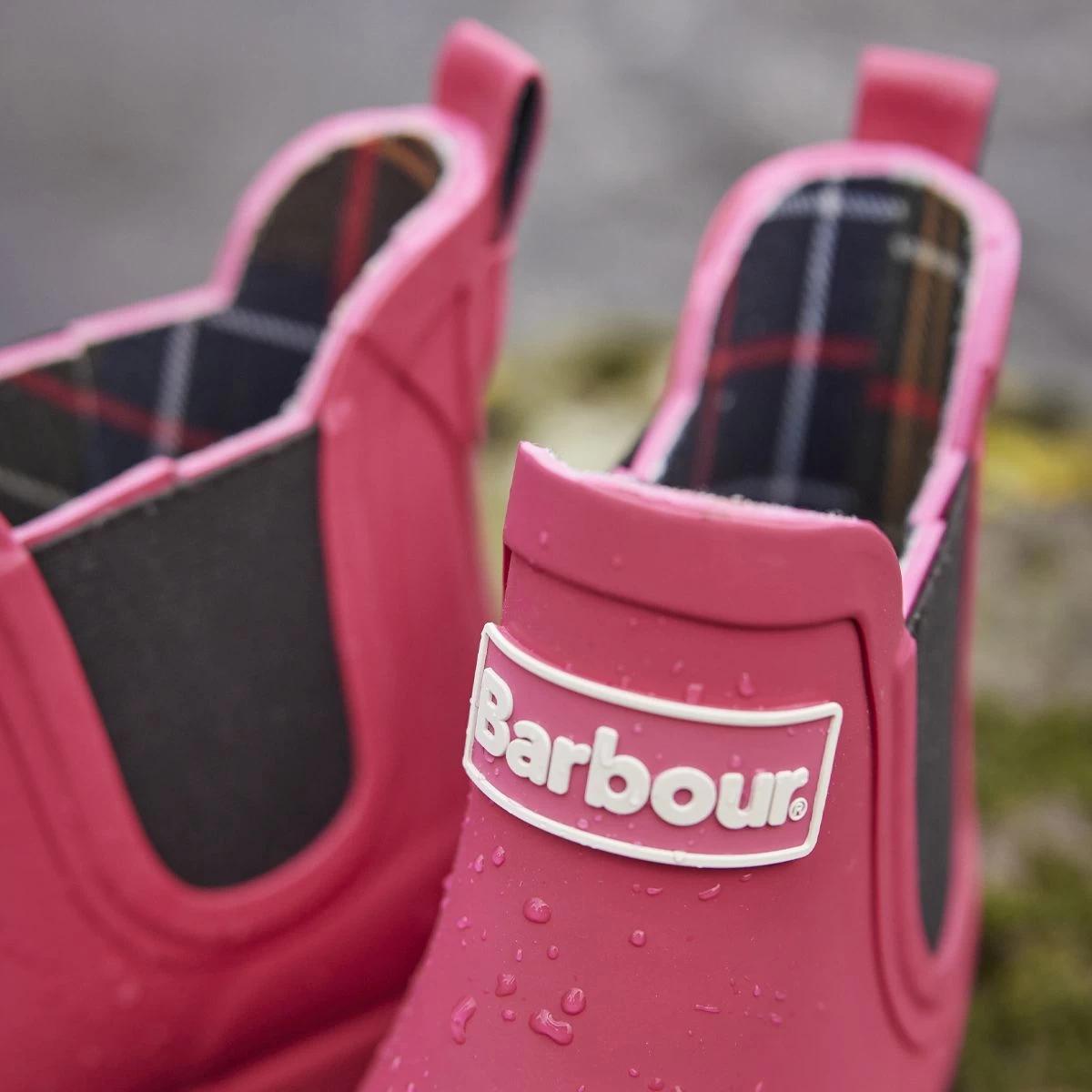 Barbour Women's Wilton Wellington Boots – Pink Dahlia 3 Barbour Women's Wilton Wellington Boots – Pink Dahlia - Image 3