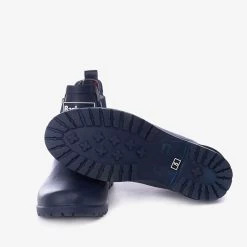 Barbour Women's Wilton Wellington Boots - Navy -Fashion Lady barbour women s wilton wellington boots navy 3