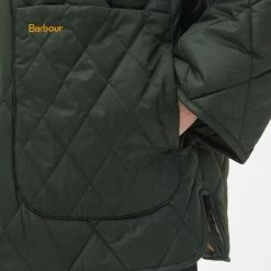 Barbour Women's Woodhall Quilted Jacket - Sage -Fashion Lady barbour woodhall jckt sage anct 7