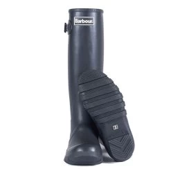 Barbour Women’s Bede Wellington Boots - Black -Fashion Lady barbour bede ladies wellington boots black 4