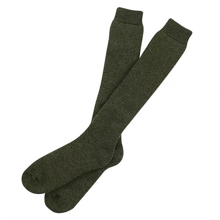 Barbour Knee Length Wellington Socks – Olive Green 2 Barbour Knee Length Wellington Socks – Olive Green - Image 2