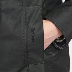Barbour Women’s Belsay Wax Jacket – Black 16 Barbour Women’s Belsay Wax Jacket – Black -Fashion Lady belsay black 2