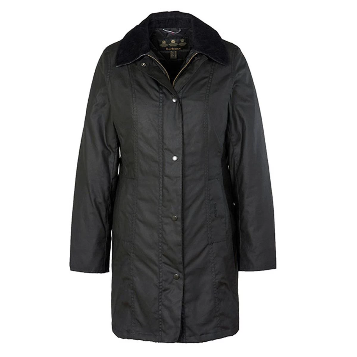 Barbour Women’s Belsay Wax Jacket – Black 6 Barbour Women’s Belsay Wax Jacket – Black - Image 6