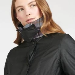 Barbour Women’s Belsay Wax Jacket – Black 14 Barbour Women’s Belsay Wax Jacket – Black -Fashion Lady belsay black 4