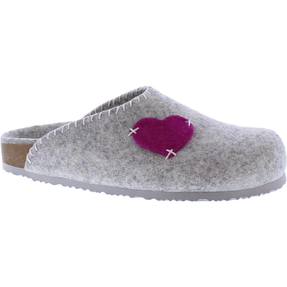 Adesso Women’s Bexly Slippers – Grey Heart 1 Adesso Women’s Bexly Slippers – Grey Heart