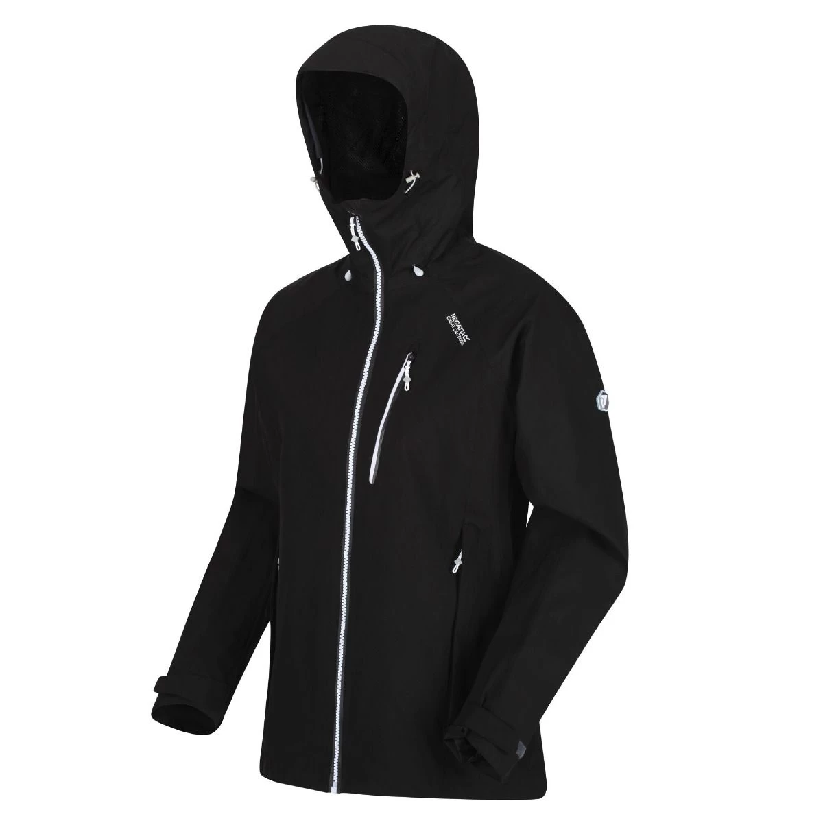 Regatta Women's Birchdale Waterproof Jacket - Black/White 7 Regatta Women's Birchdale Waterproof Jacket - Black/White - Image 7
