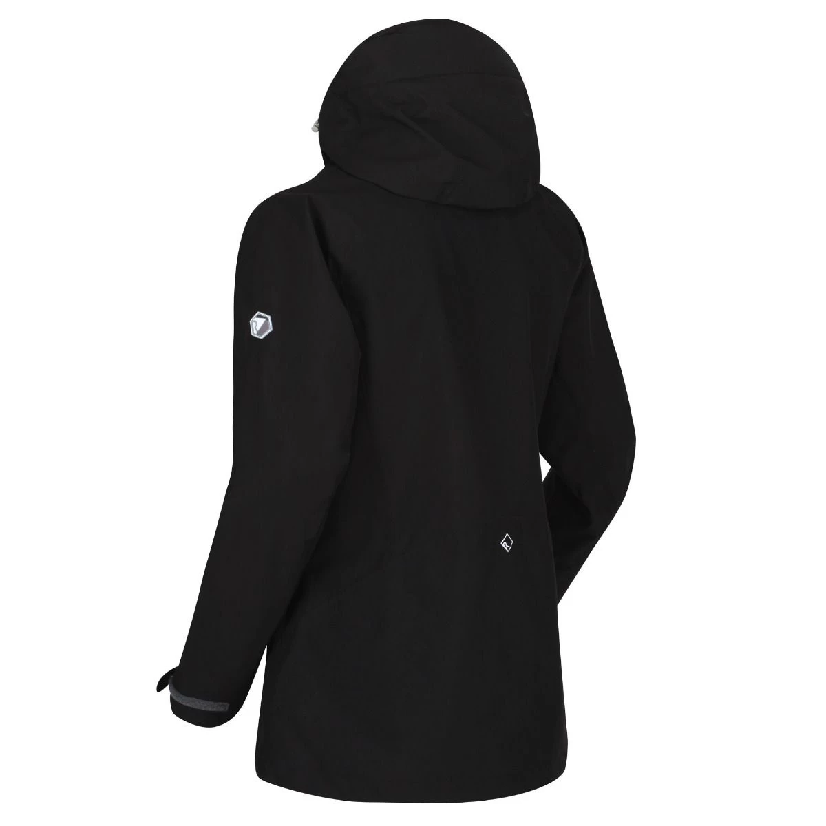 Regatta Women's Birchdale Waterproof Jacket - Black/White 8 Regatta Women's Birchdale Waterproof Jacket - Black/White - Image 8
