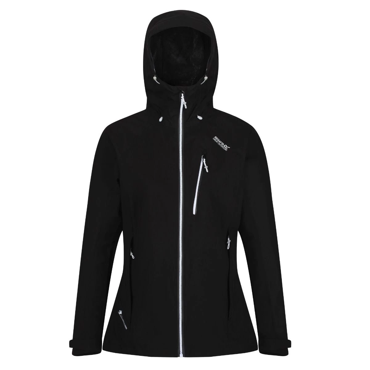 Regatta Women's Birchdale Waterproof Jacket - Black/White 9 Regatta Women's Birchdale Waterproof Jacket - Black/White - Image 9