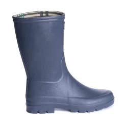 Le Chameau Women’s Iris Bottillon Jersey Lined Wellington Boots – Blue Foncé -Fashion Lady bleu 2 2