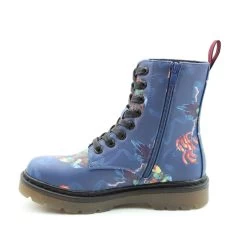 Heavenly Feet Women’s Justina Print Boots – Parakeet -Fashion Lady blue parakeet 3
