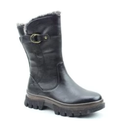 Heavenly Feet Women's Bramble2 Mid Boots - Black -Fashion Lady bramble2 black 1