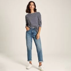 Joules Women's Brancaster Top - Creme Stripe 13 Joules Women's Brancaster Top - Creme Stripe -Fashion Lady brancaster top creme stripe 6