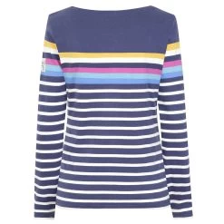 Lazy Jacks Women’s Striped Breton Top - Prism