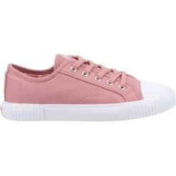 Hush Puppies Women's Brooke Canvas Trainers - Pink -Fashion Lady brooke canvas trainer pink 5
