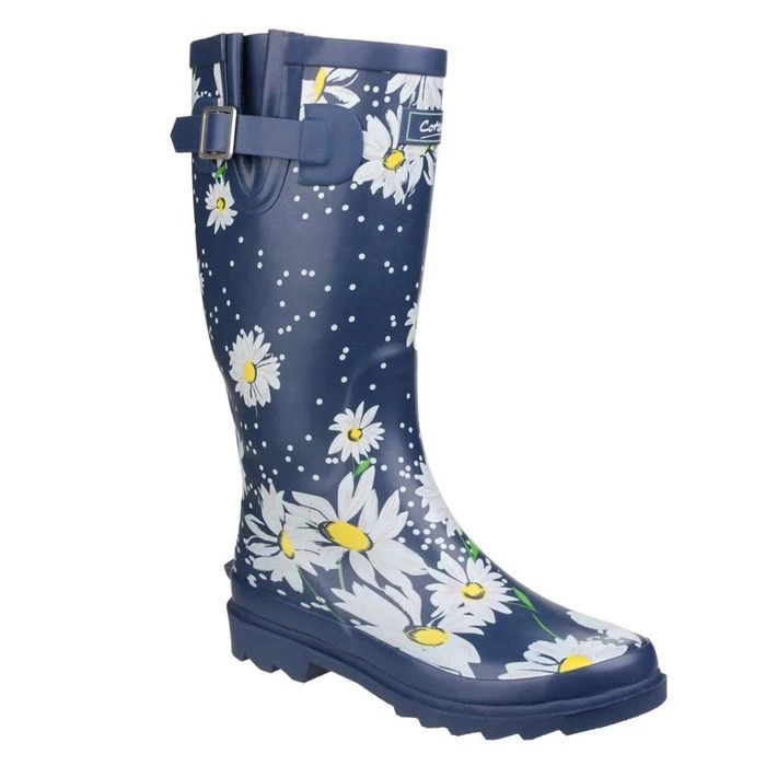 Cotswold Women's Burghley Waterproof Wellington Boots - Daisy 2 Cotswold Women's Burghley Waterproof Wellington Boots - Daisy - Image 2